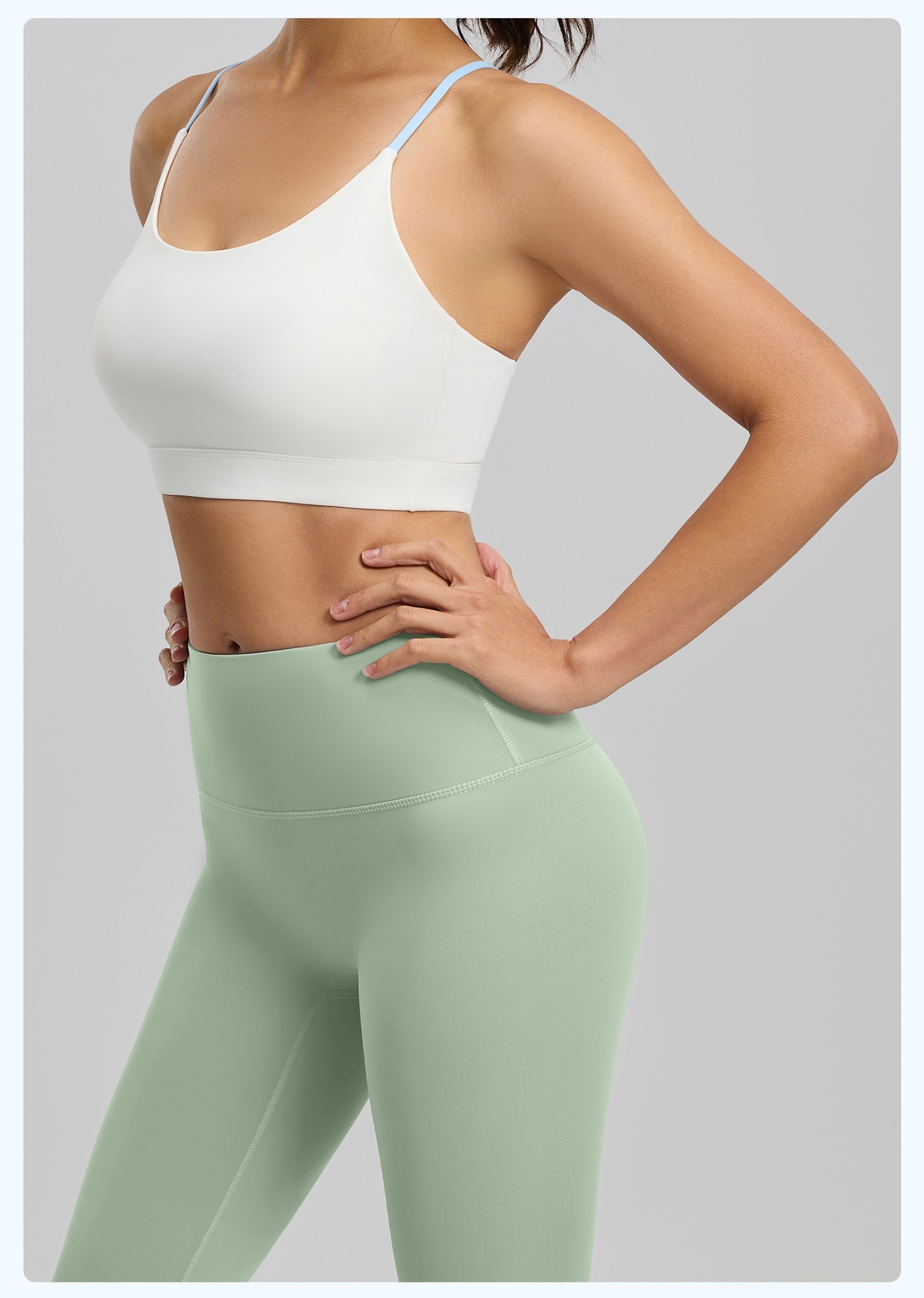 Damen-Yoga-Set, atmungsaktiv, hohe Stabilität