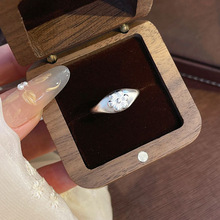 S925 Gümüş Moissanite Balık İpi Kolye, Basit