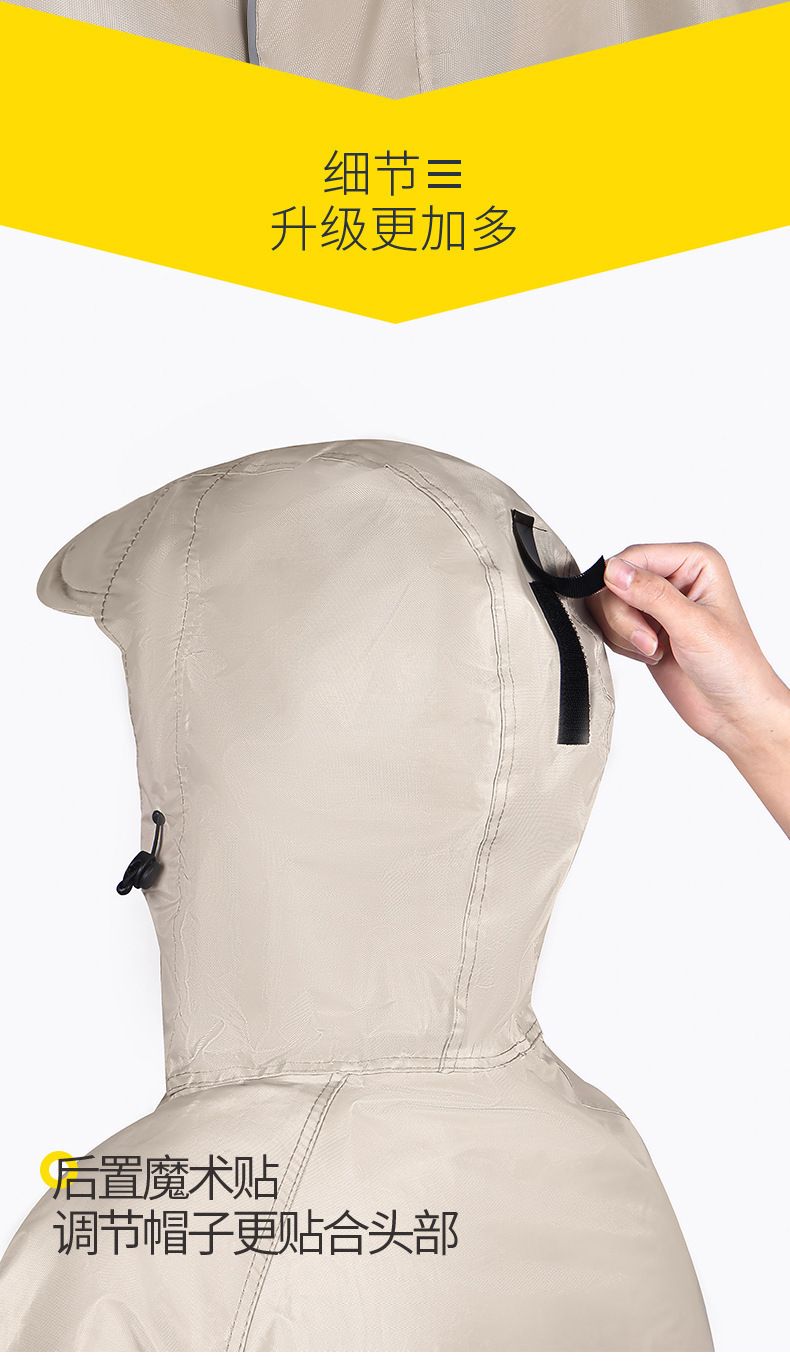 Raincoat for electric vehicles and motorcycles, full-body protection, unisex