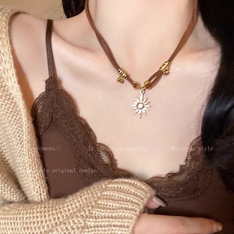Bohemisches Damen-Halskettenhalter, Retro-Choker, Knochenkette