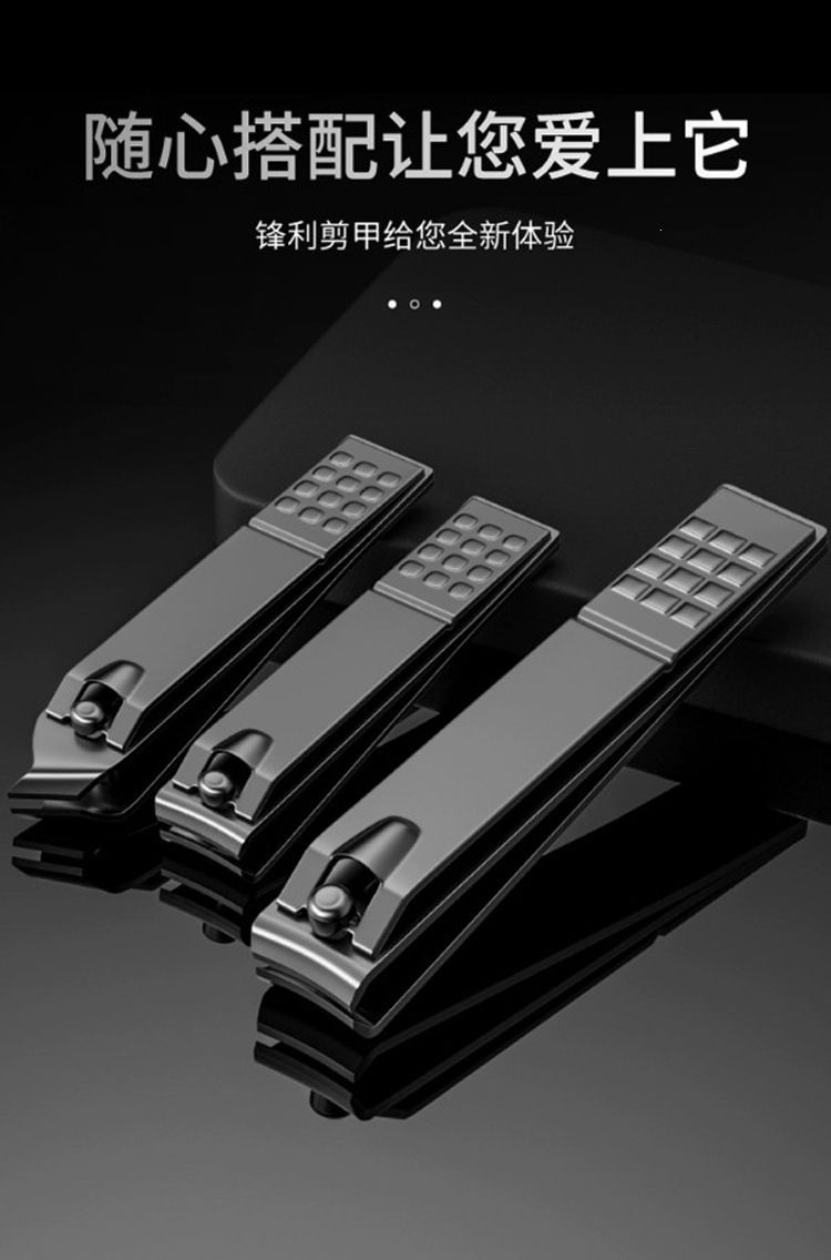 Large nail clippers set straight and diagonal edge