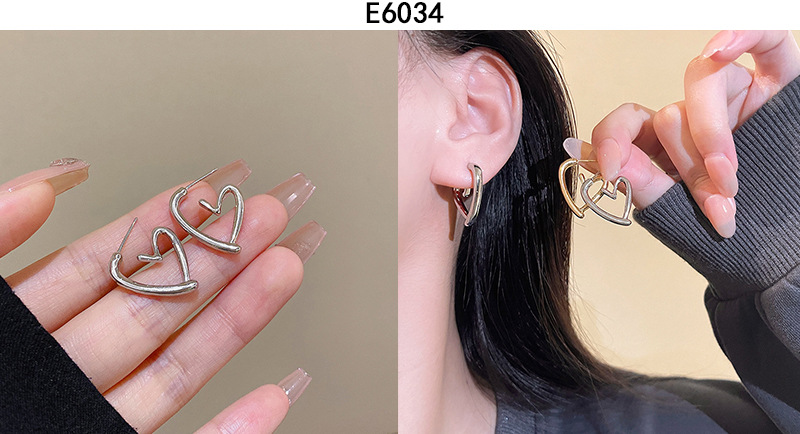 925 sterling silver earrings, retro geometric design