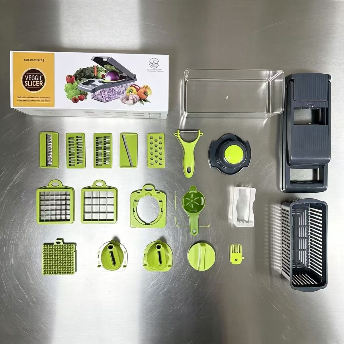 16-in-1 multifunctional vegetable and fruit cutter