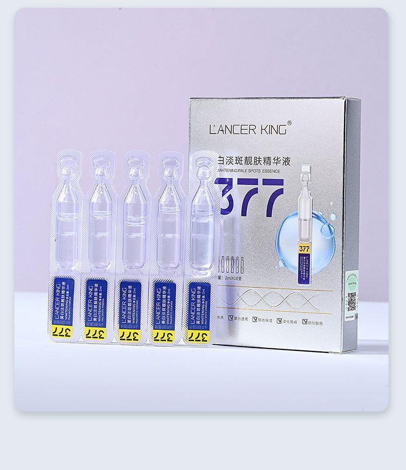 Niacinamide 377 beyazlatıcı serum, hyaluronik asit, leke giderici