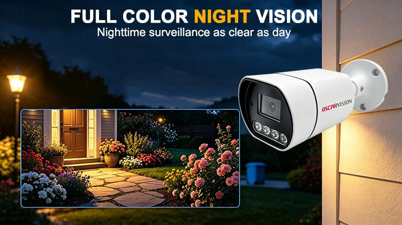 AHD coaxial camera, 2MP-5MP-4K, outdoor, waterproof
