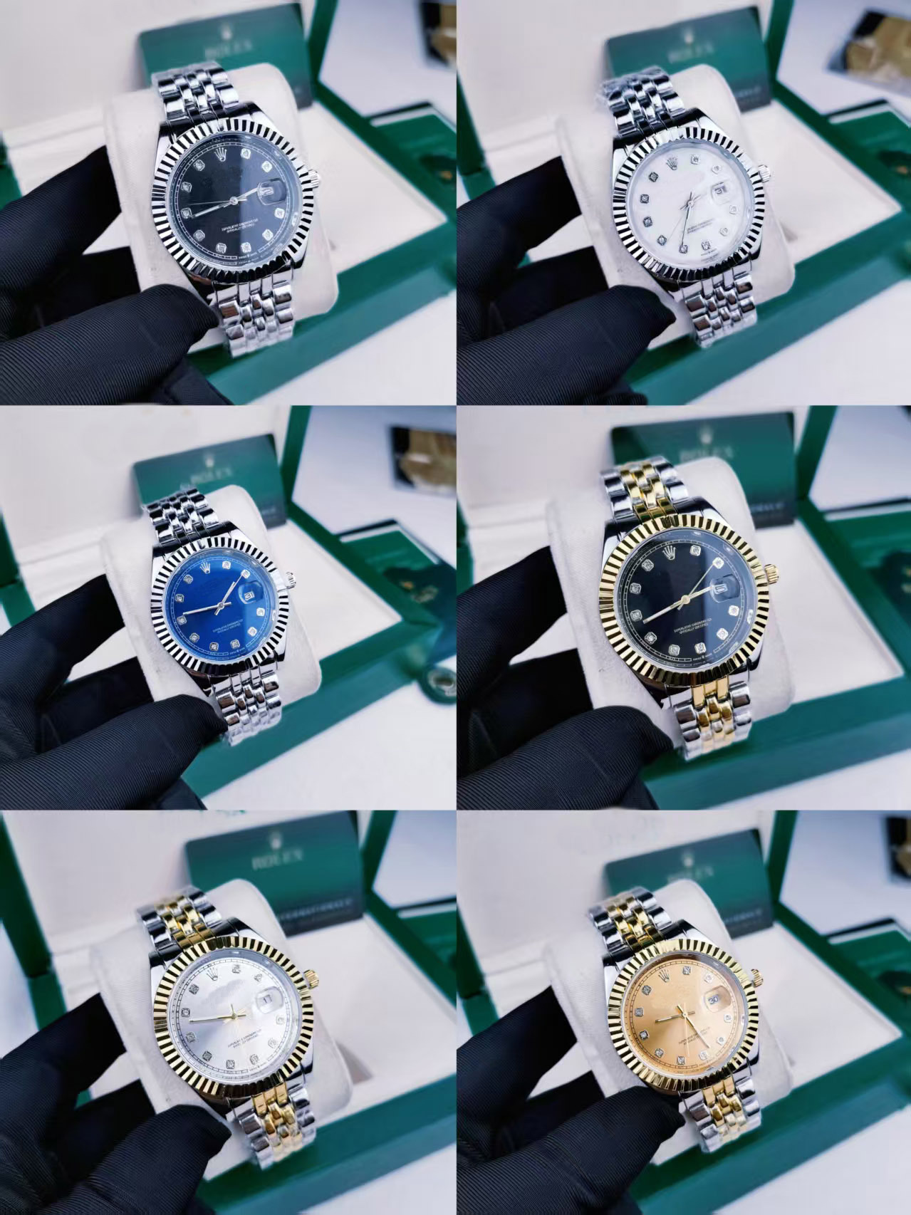 Erkek kuvars saat, 41mm, paslanmaz çelik, su geçirmez, aydınlık