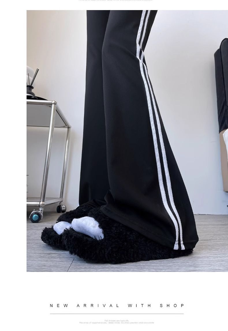 Women's yoga long pants casual outdoor high waist slimming