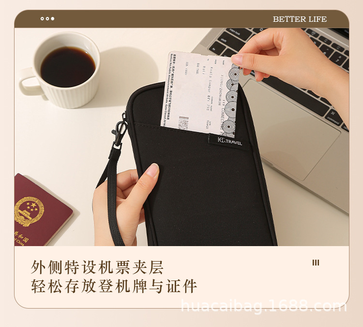 T400 Passport and Document Organizer Multifunctional