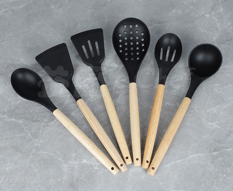 20-Piece Kitchen Knife Set with Silicone Tools