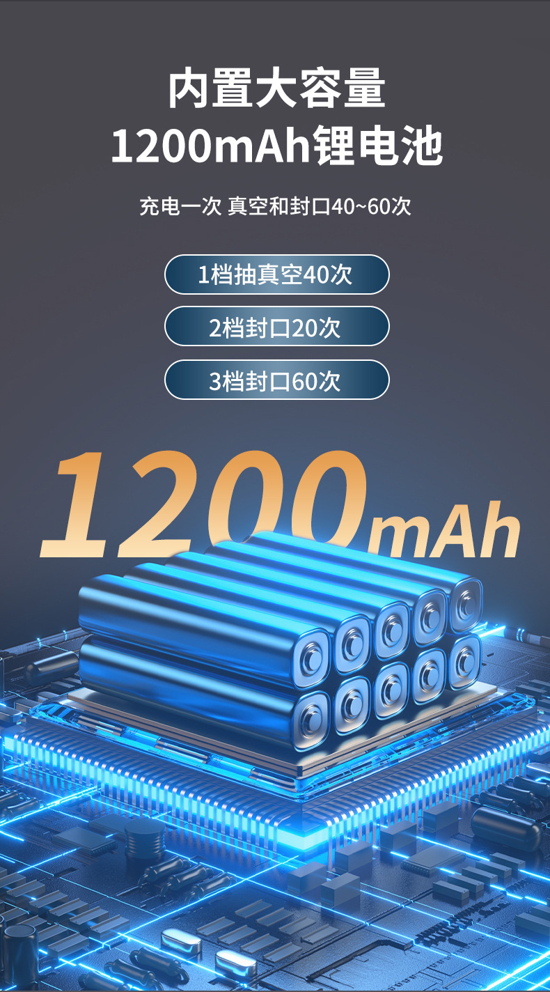 Vollautomatische Mini-Vakuumversiegelungsmaschine, USB-aufladbar