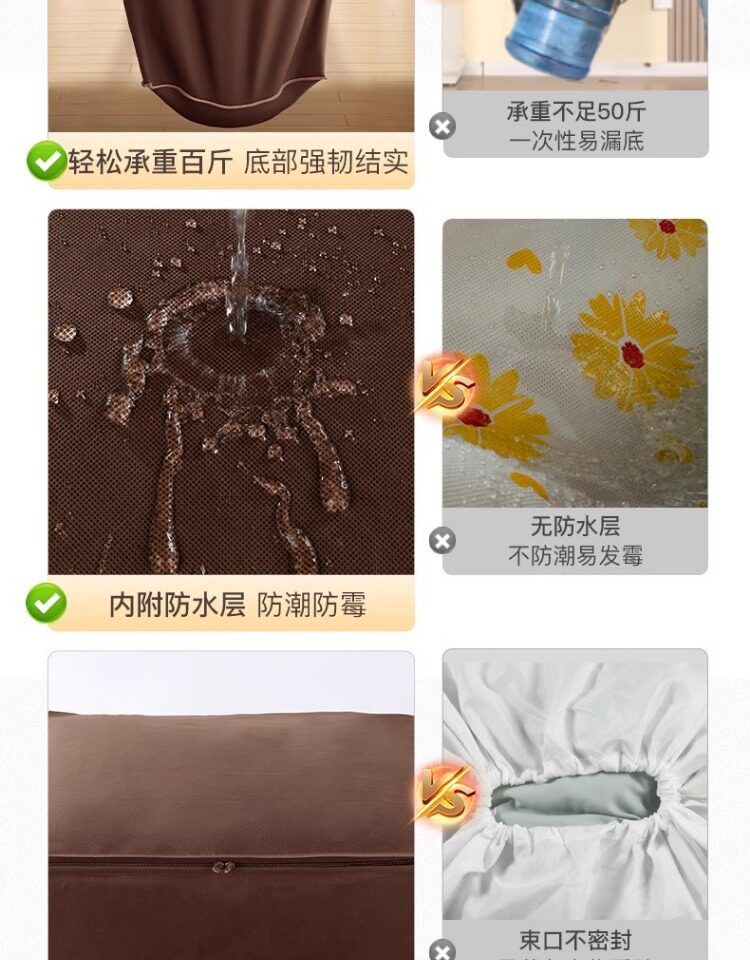 衣服被子收纳袋大容量棉被衣物整理箱搬家打包袋行李袋子防水防潮
