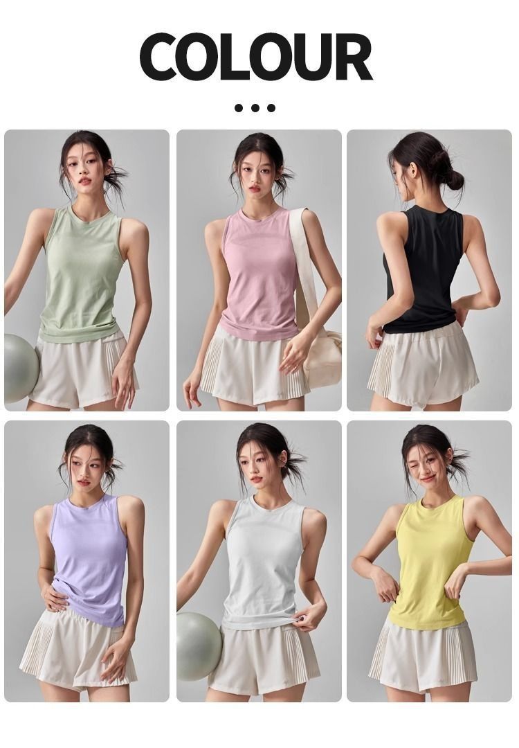 Women's Summer Fitness Set Quick-Dry Breathable Sports Vest