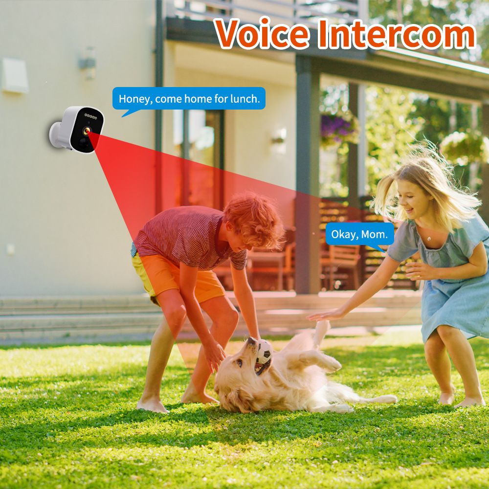 WiFi Battery Security Camera HD Waterproof
