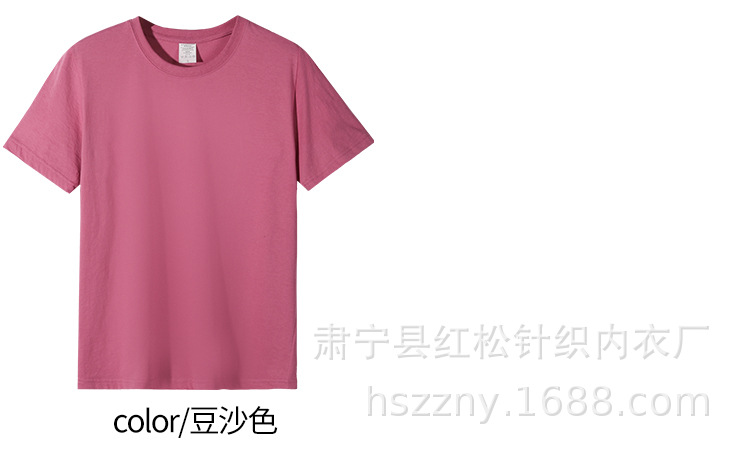 180g pure cotton men's t-shirt, crew neck, short sleeve
