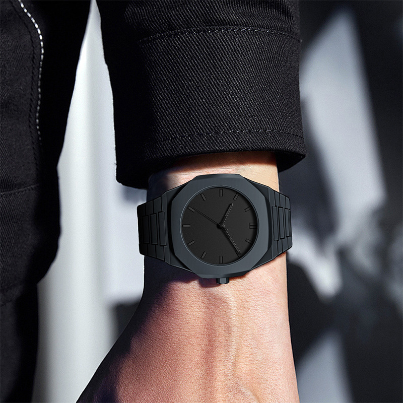 Men's quartz watch with plastic case, 2025 collection