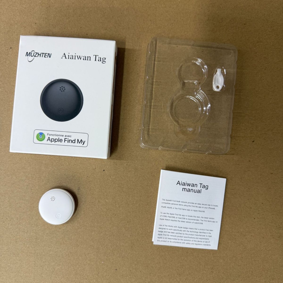 适用苹果FindMy防丢定位器AirTag平替蓝牙追踪器钥匙宠物行李箱
