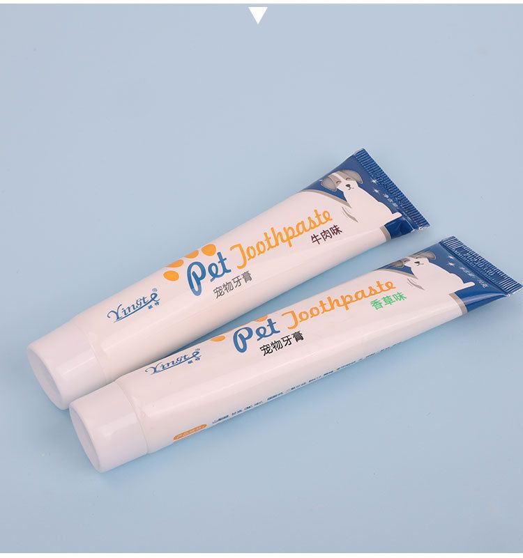 Pet toothpaste edible tartar removal for dogs and cats