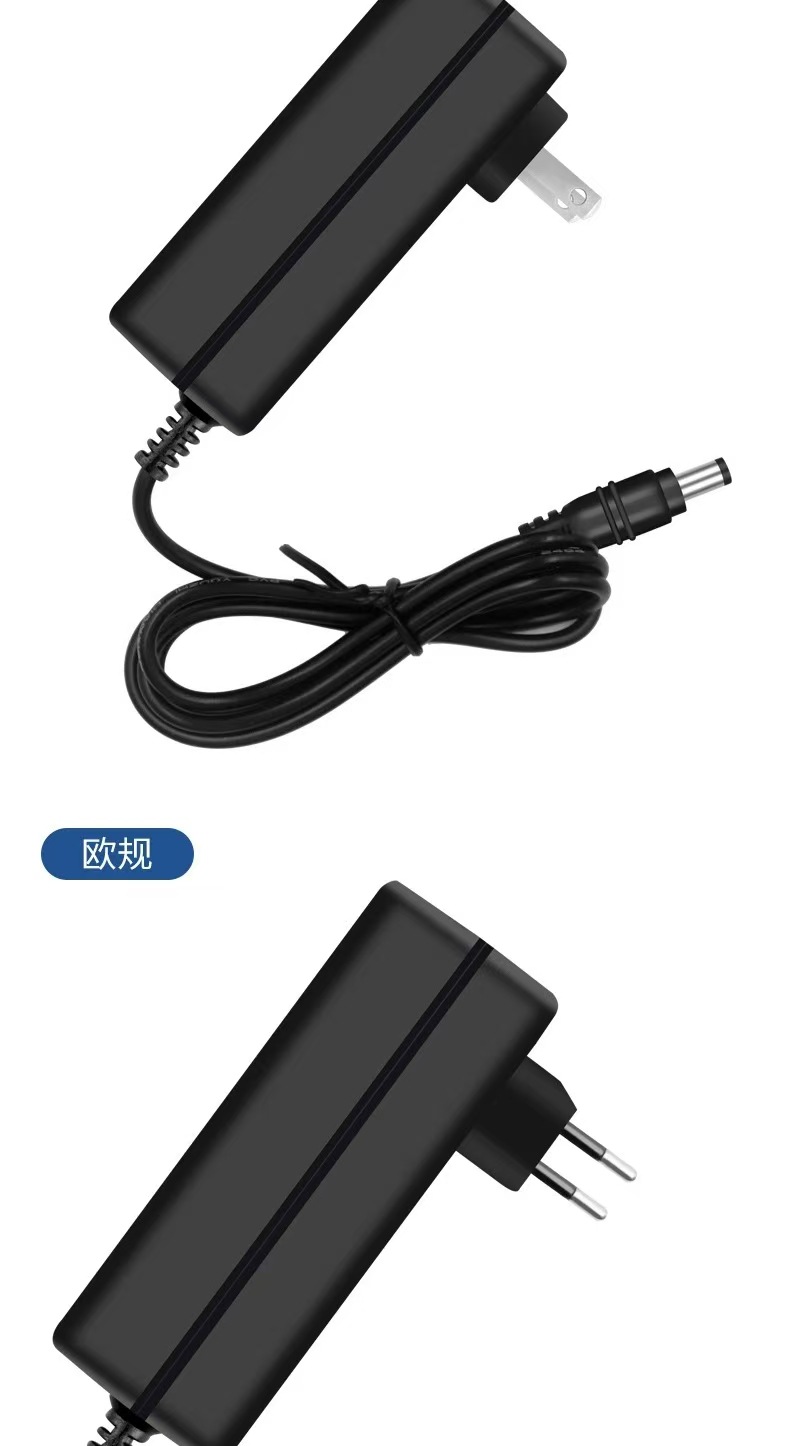Power Adapter 12V 5A 60W, EU/US Standard, LED and Motor