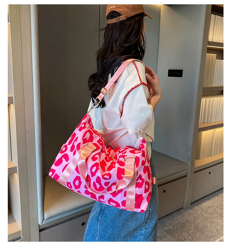 Travel Bag, Large Capacity Cow Print, Carry-on