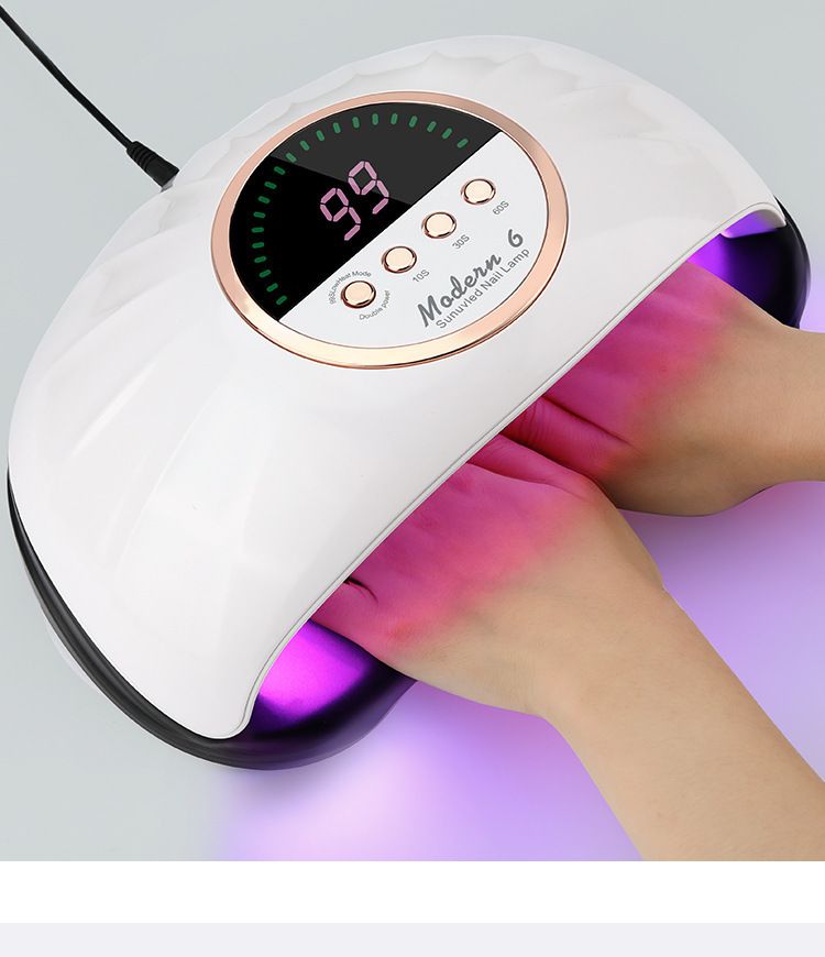 M6 Nageltrockner, 268W UV-Lampe, digitales Sensordisplay