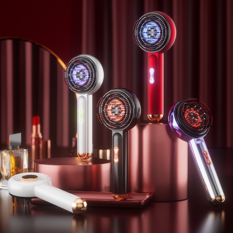 Electric massage comb EMS red light therapy