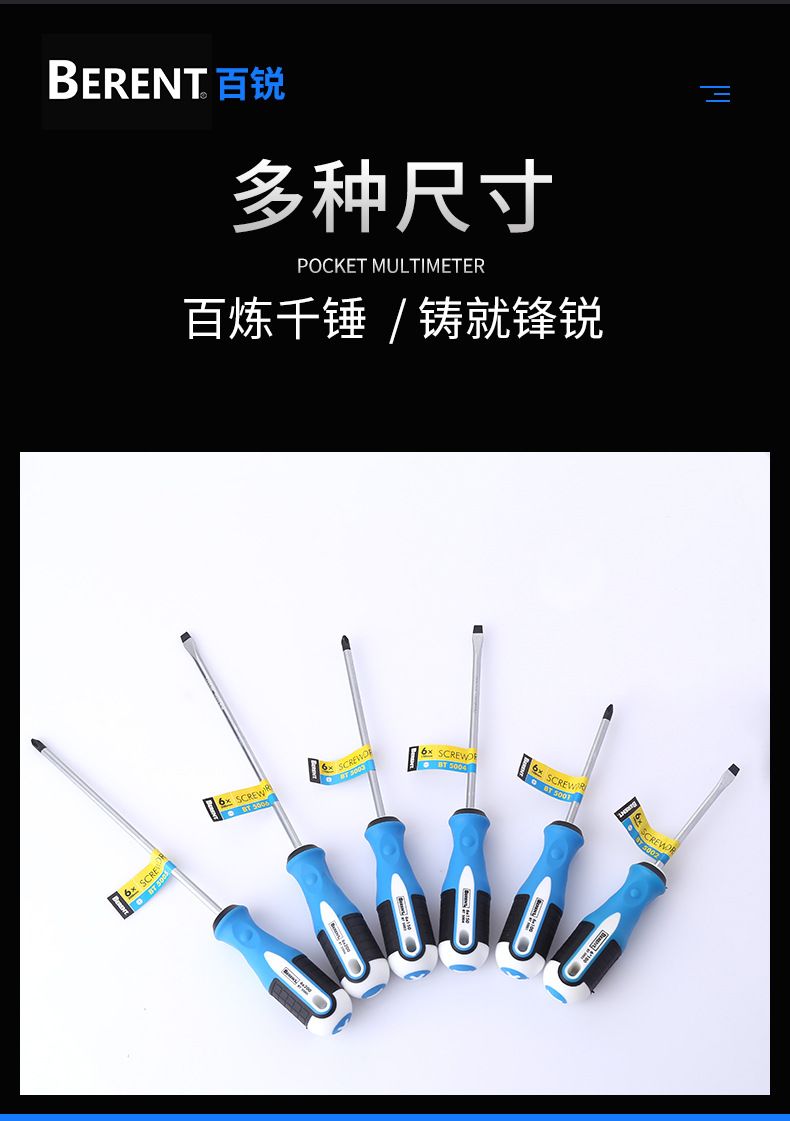 BAI RUI Schraubendreher-Set, magnetisch