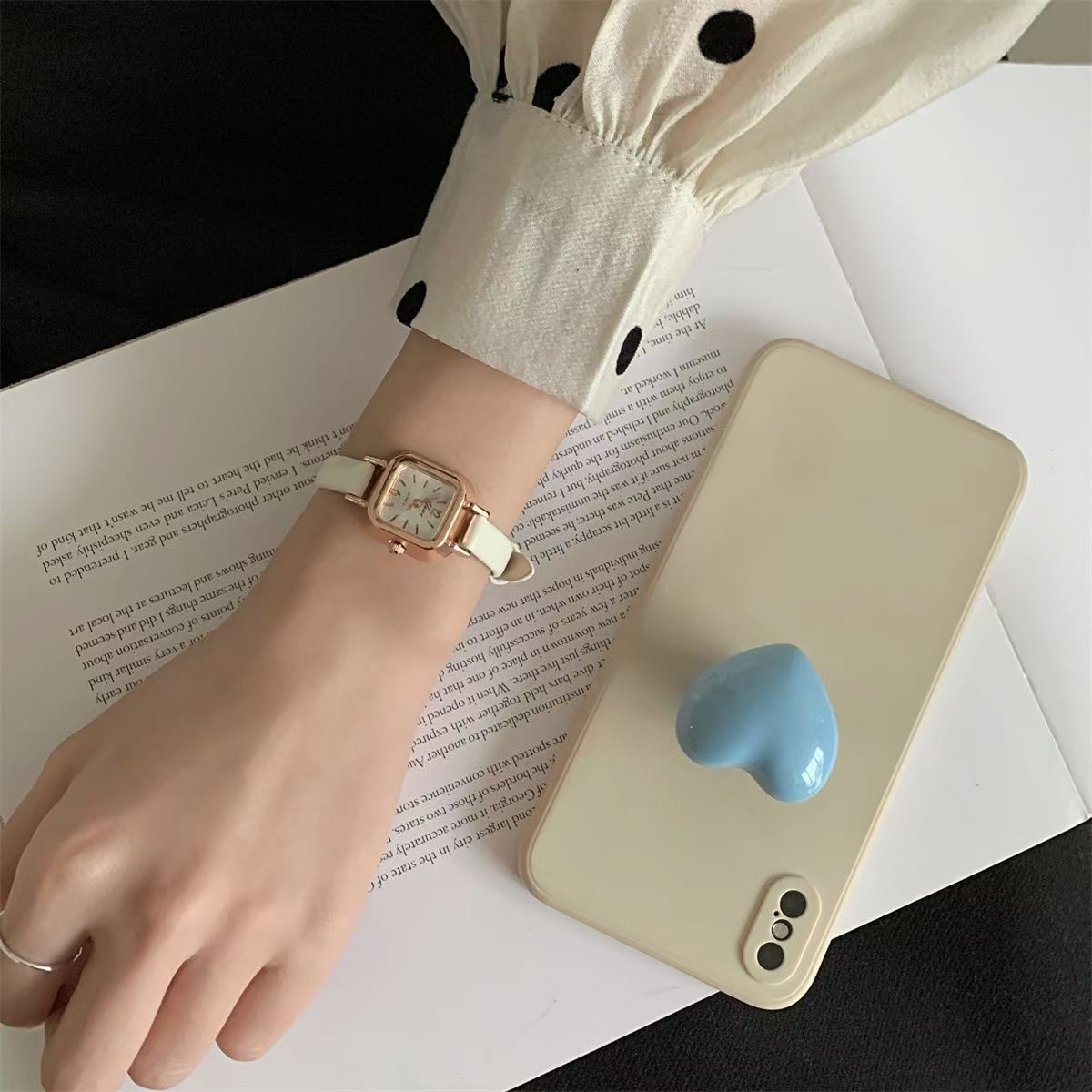 Women's Quartz Watch Leather Strap