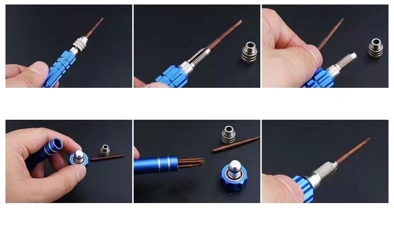 5-in-1 Aluminum Screwdriver, Mobile Phone Repair, Disassembly Tool