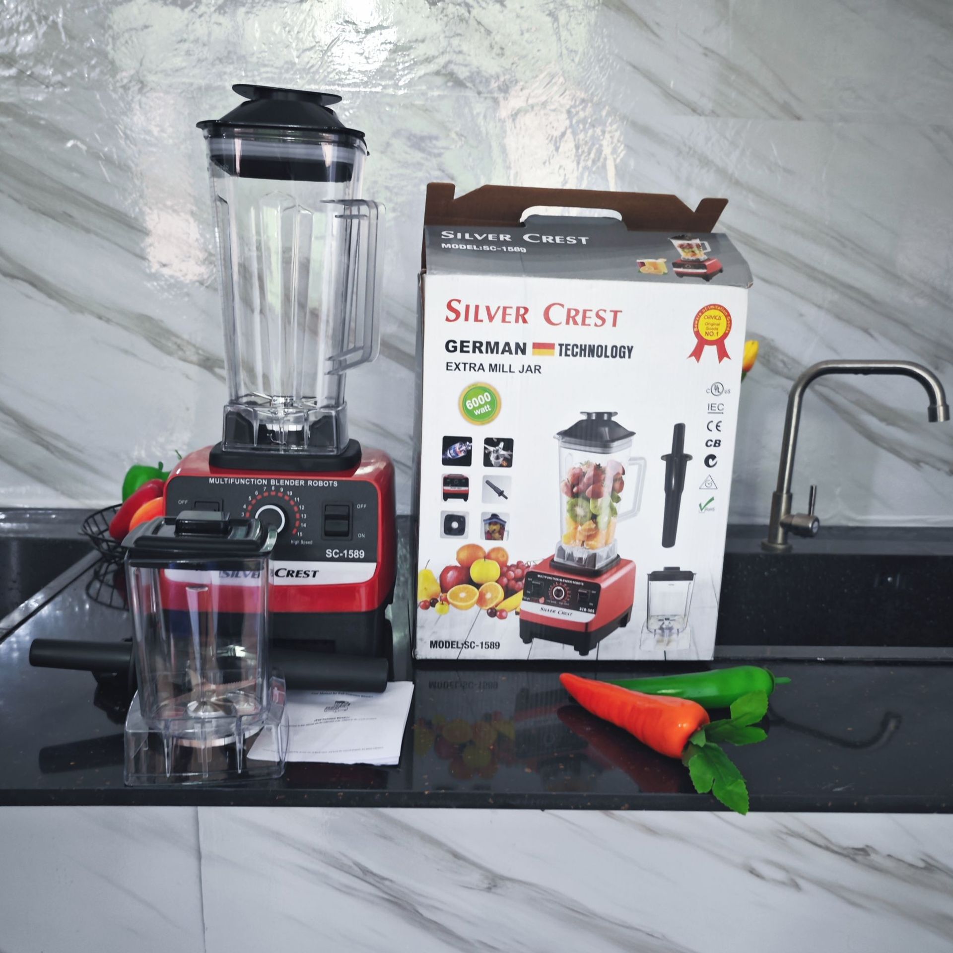 2.5L blender with 9525 motor, ice crushing function