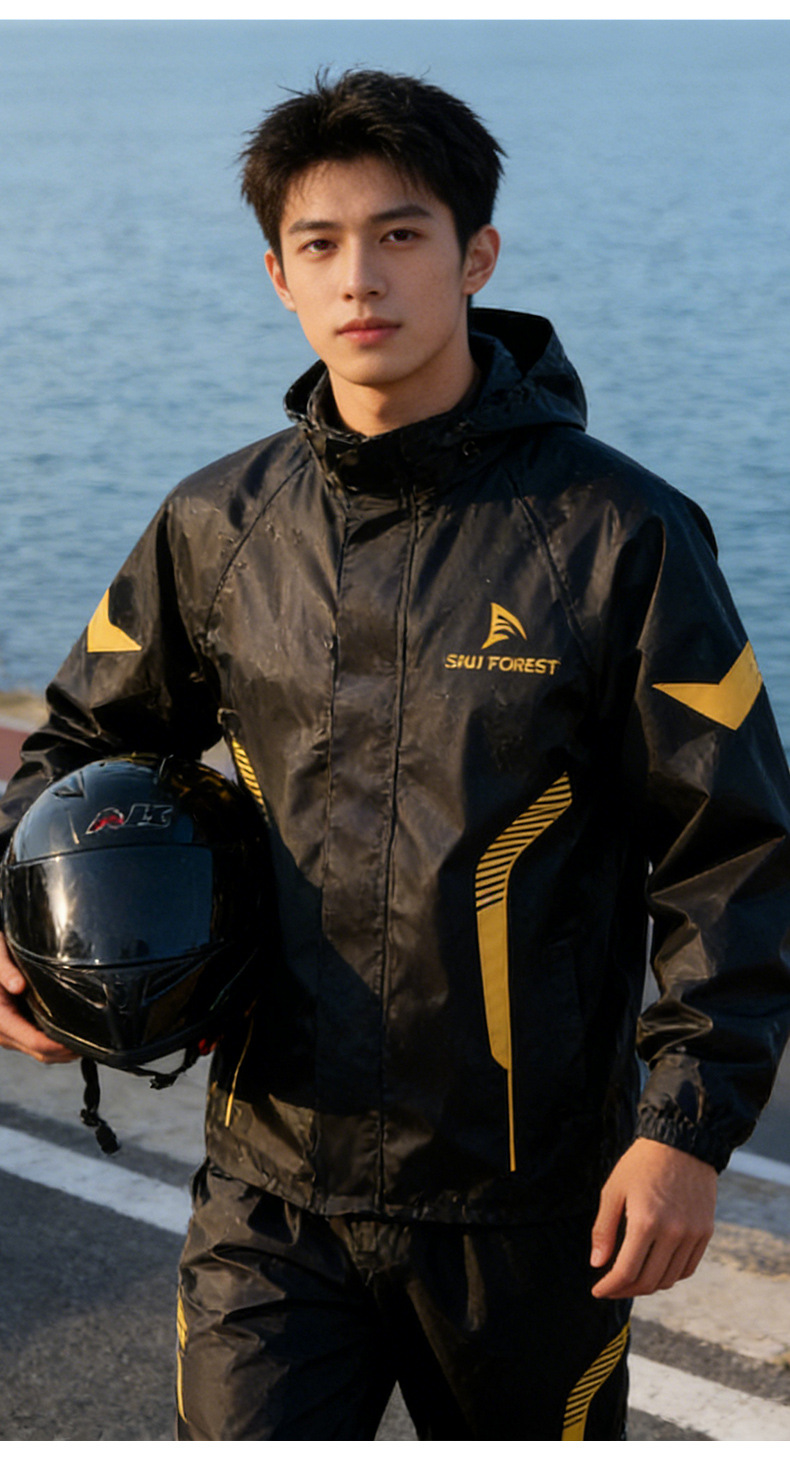 Motorcycle Raincoat Split Two-Piece Heavy Rain Suit