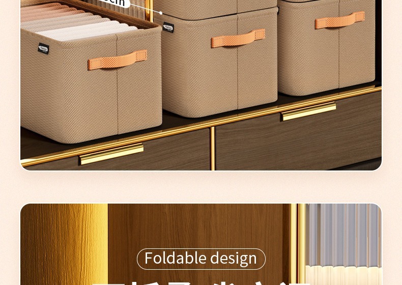 Large-capacity laundry hamper and clothing storage organizer