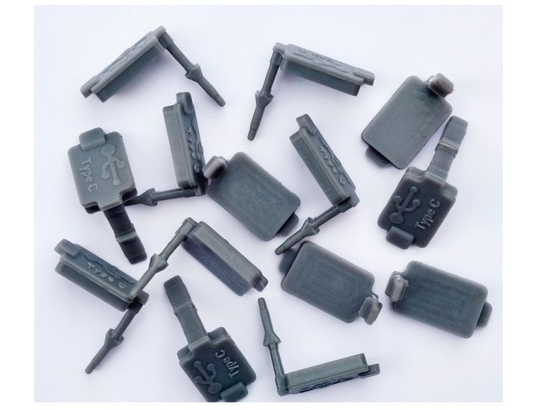 Type-C and USB silicone dust plugs, waterproof