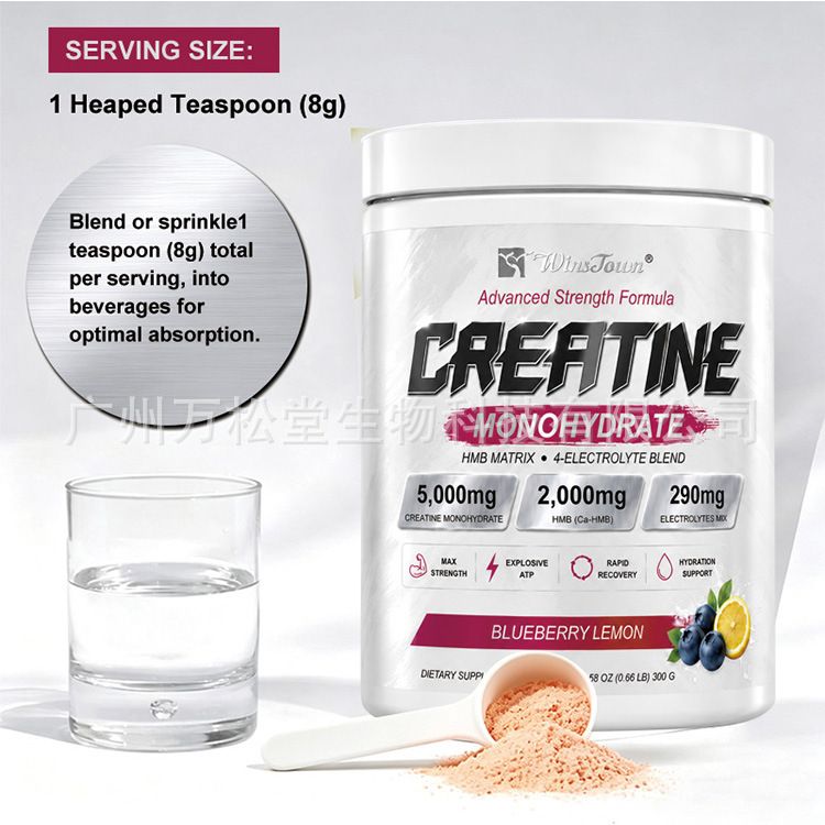 Kreatin monohidrat tozu 300g, HMB matris