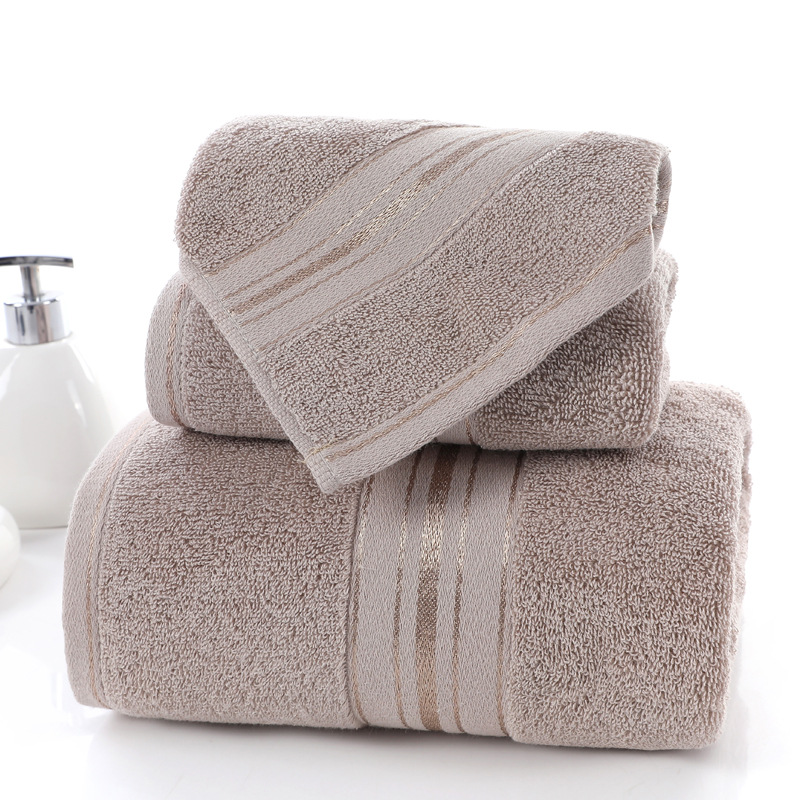 Bath towel pure cotton 70x150 thickened absorbent