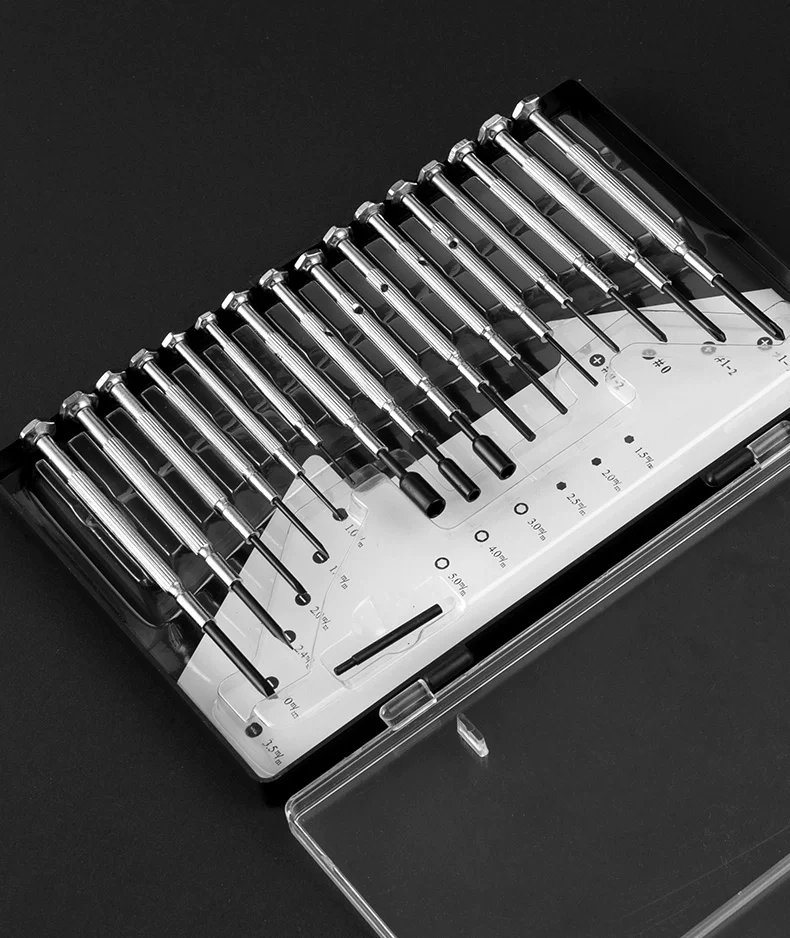 Mini-Schraubendreher-Set 9-teilig Uhr- und Brillenreparatur