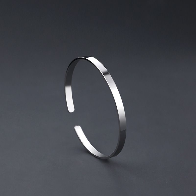 925 Silberbeschichtung Herren-Armband glänzend