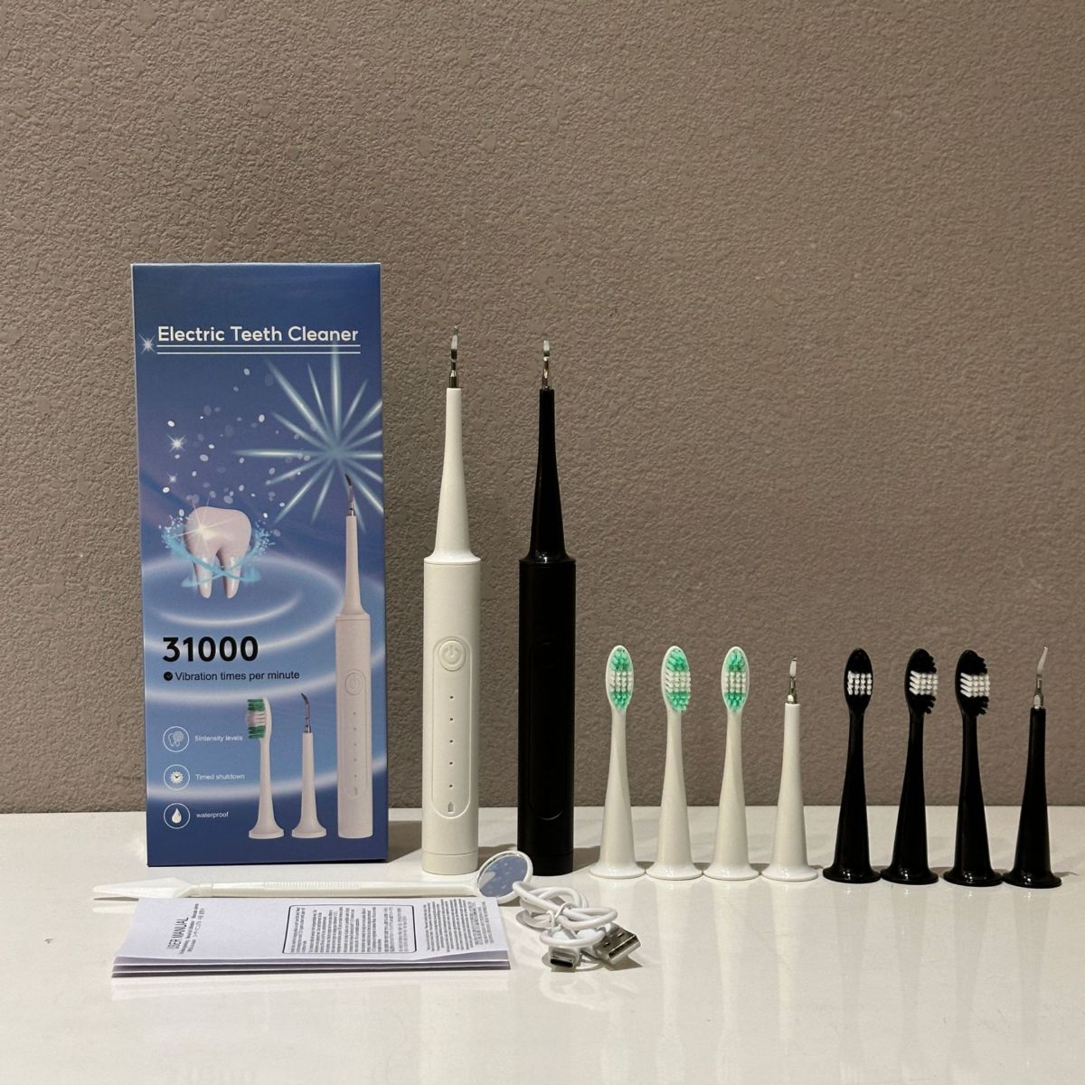 跨境爆款家用电动洁牙器多功能手持电动牙刷牙结石去除器美牙仪