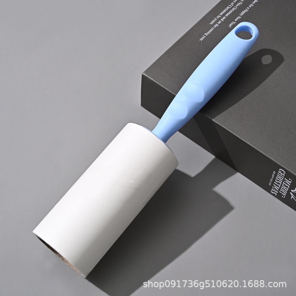Portable tear-off lint roller
