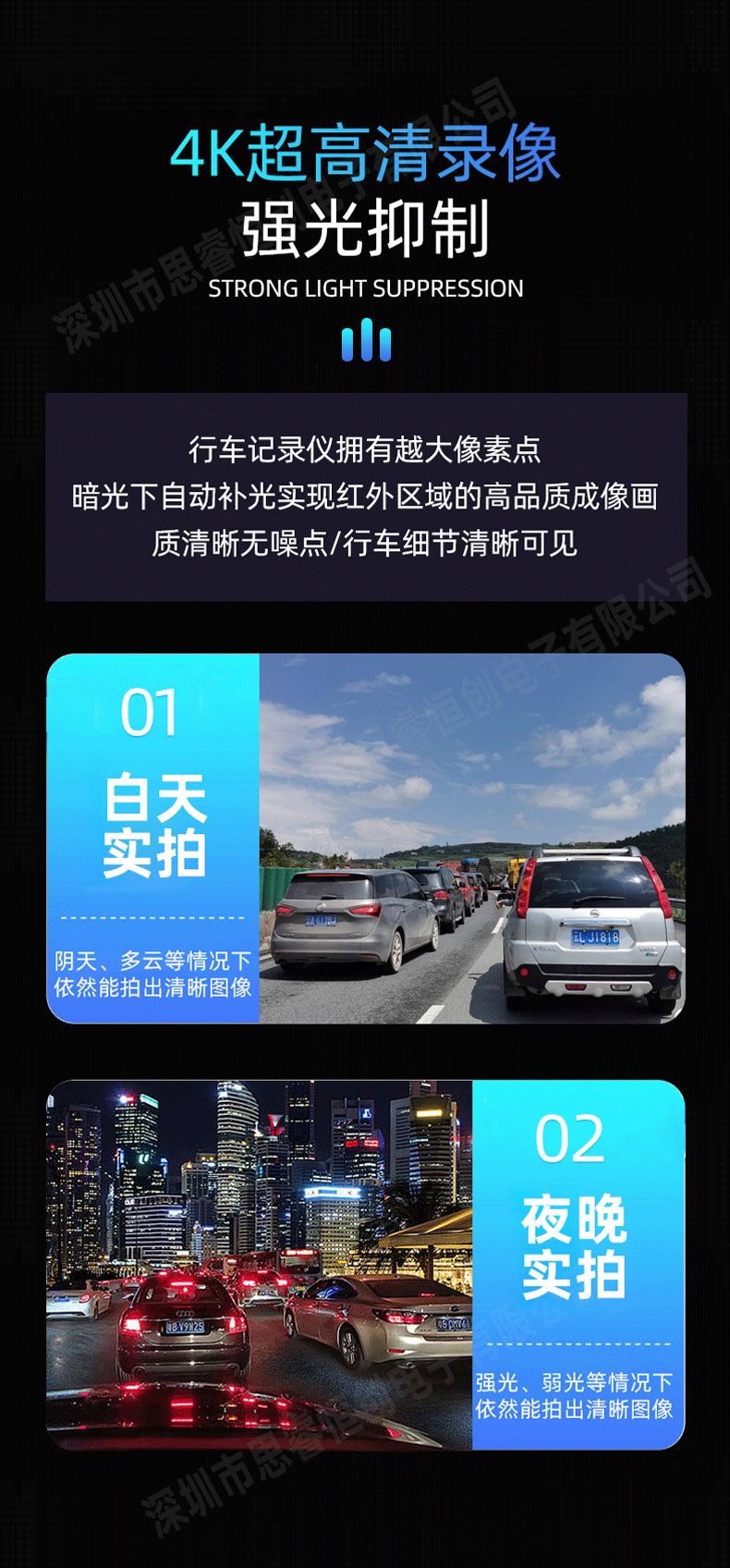 Chery Tiggo 8 Dash Cam 4K Ultra HD Night Vision Hidden Installation