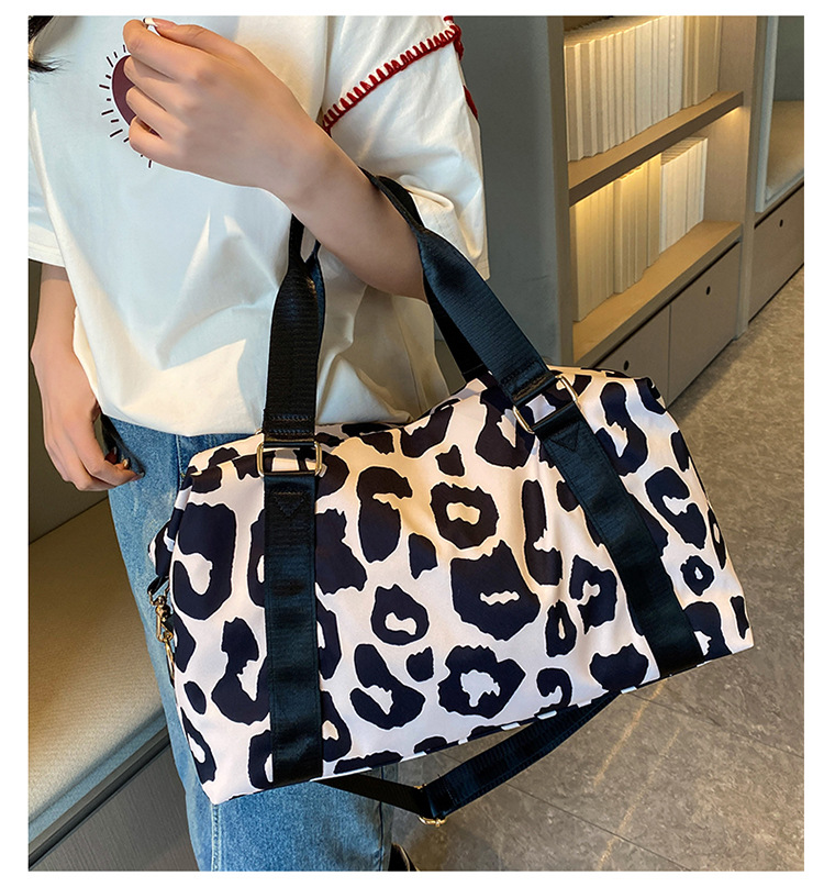 Travel Bag, Large Capacity Cow Print, Carry-on