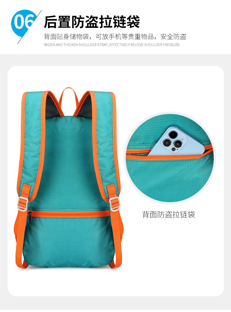 Faltbarer wasserdichter Wanderrucksack