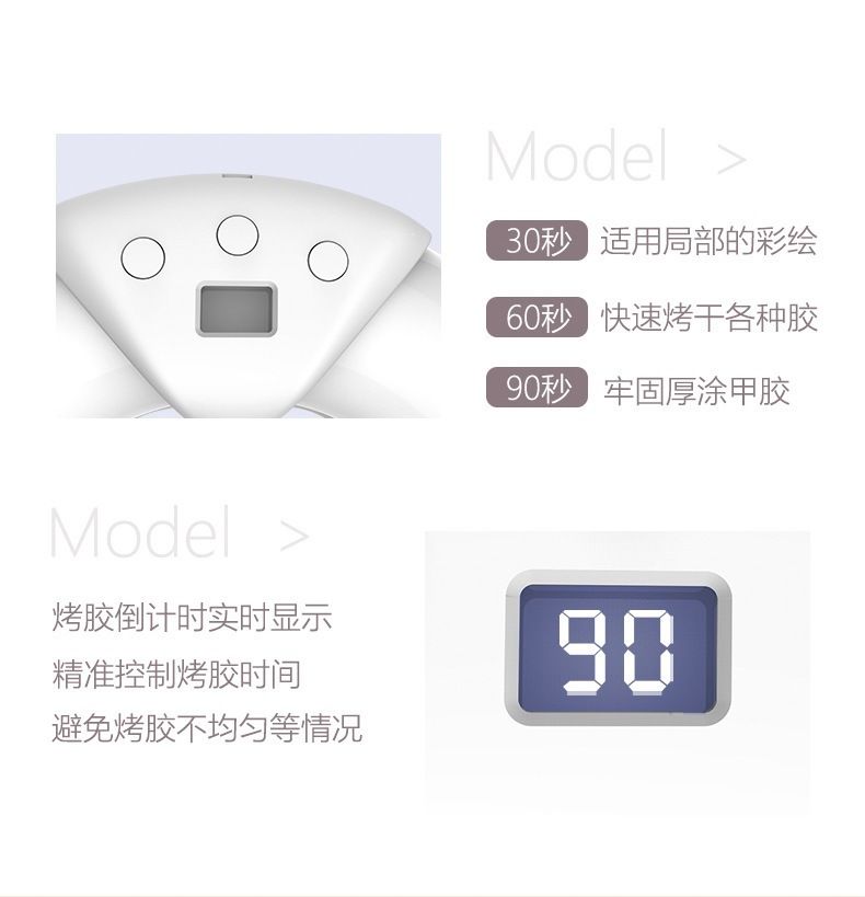 UV-LED Nageltrockner mit intelligenter Sensorik