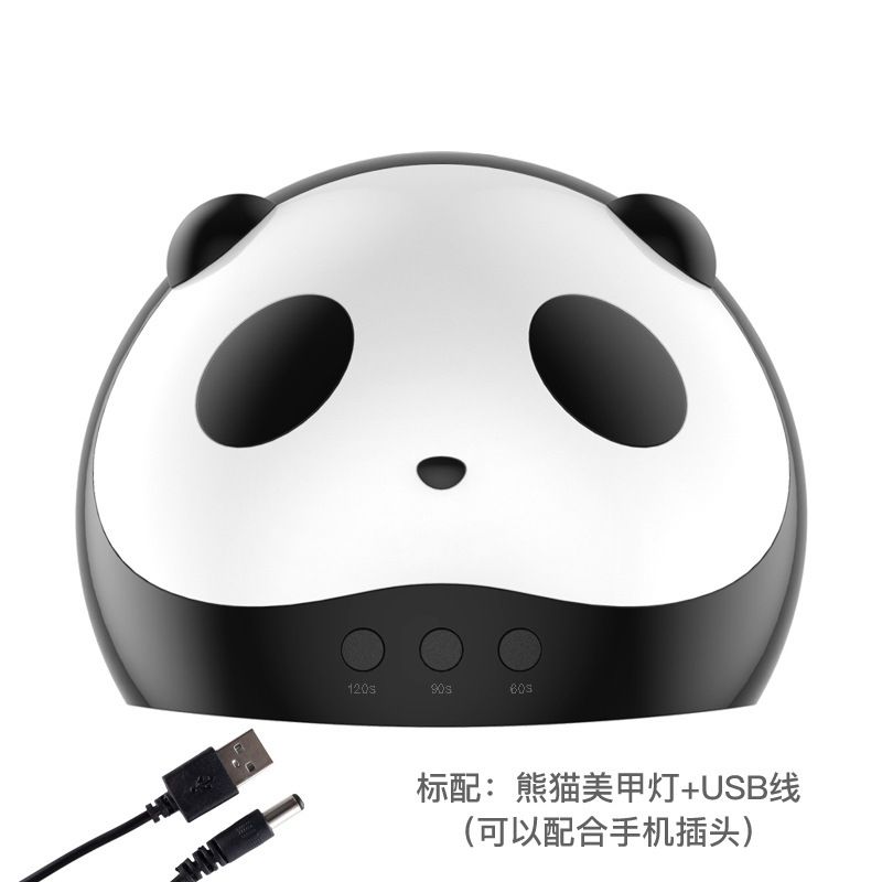 Nail lamp phototherapy device with automatic sensor, portable