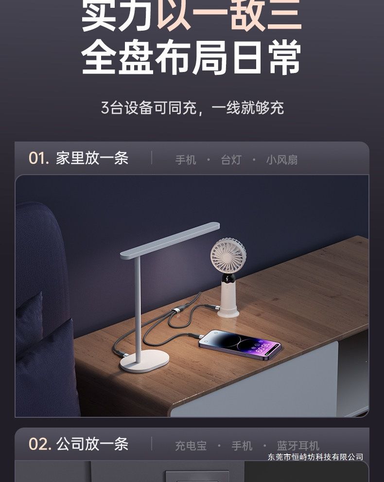 绿胜车载专用typec一拖三PD快充三合一数据线tpyec接口充电器适用