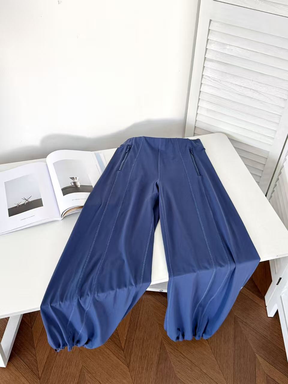 Lu high-waist wide-leg yoga pants lightweight soft comfortable