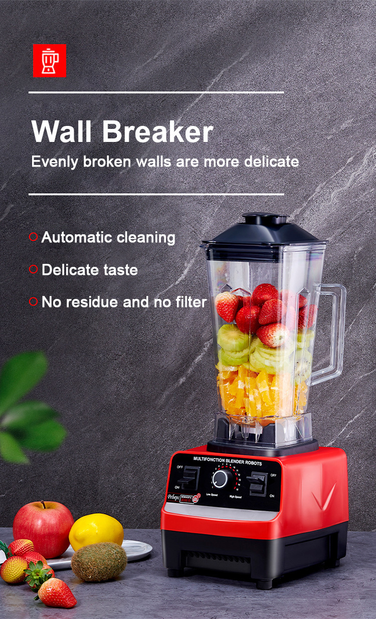 Blender mit doppeltem Behälter, hochleistungsstark, Smoothie-Maker