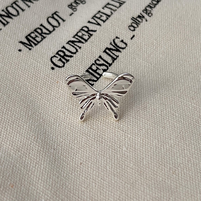 Damenring aus 925er Silber, unregelmäßiges Design