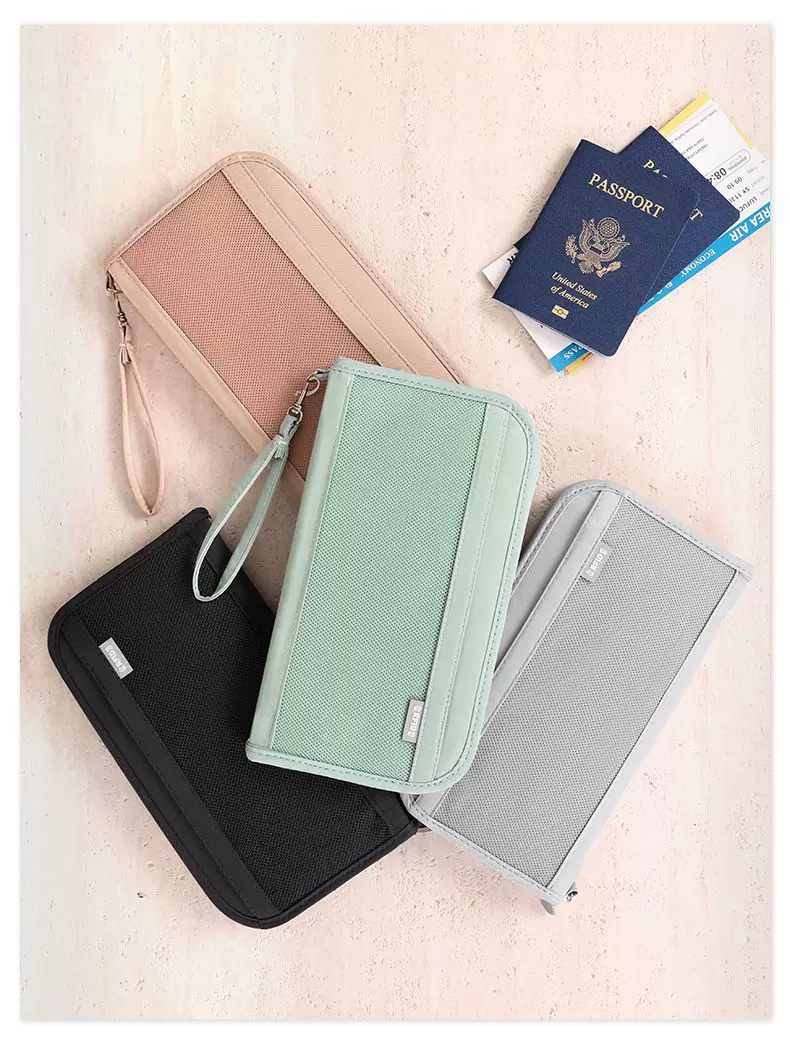 Passport organizer with RFID protection