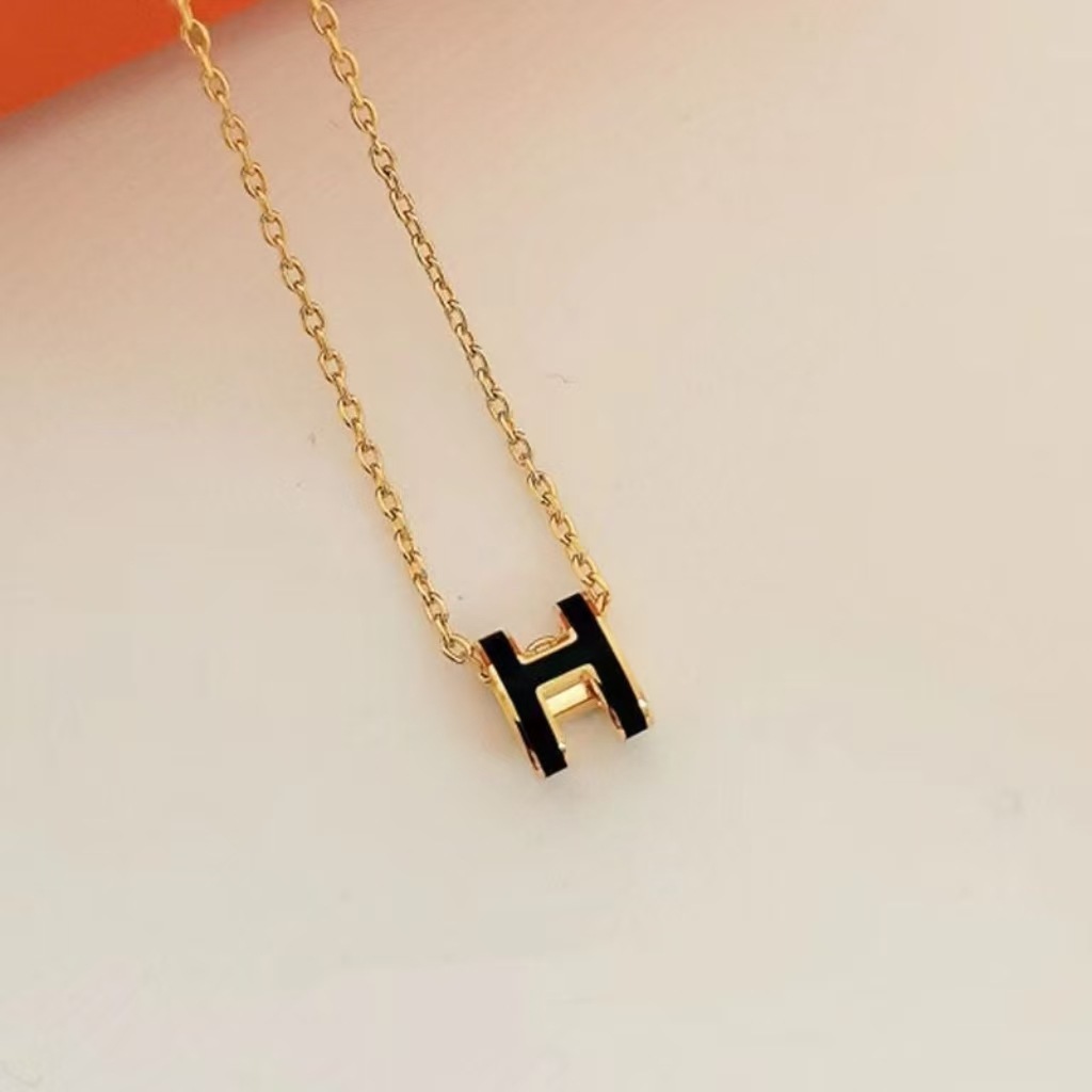 H harfli kolye, gümüş, kadın tasarımı, hypoalerjenik