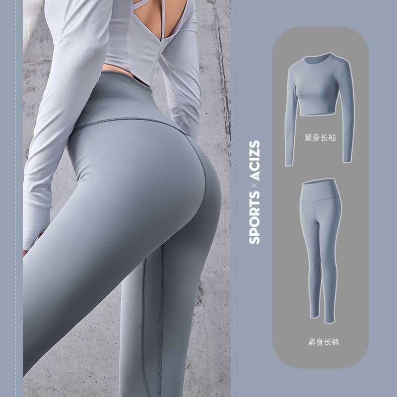 Şeftali kalça yoga pantolonu dar kesim elastik yüksek bel kalça kaldırma fitness taytı kadınlar
